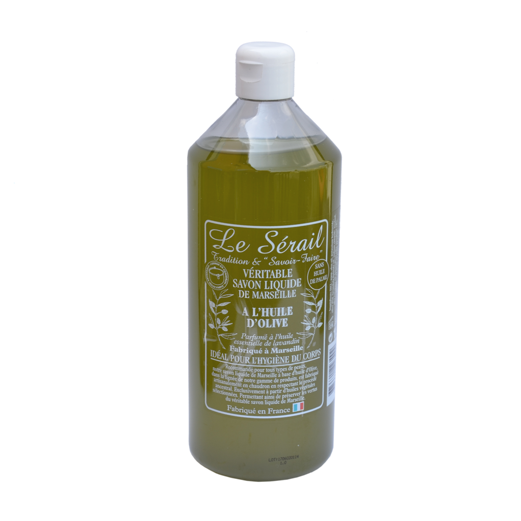 Savon de Marseille Liquide à l’Huile d’Olive 1L Le Serail