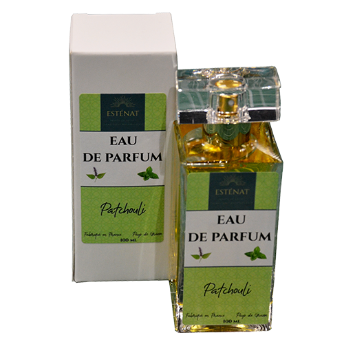 Esténat Parfums -Eau de Parfum pour Femme 100 ml patchouli – Mandarine. Parfums de Grasse