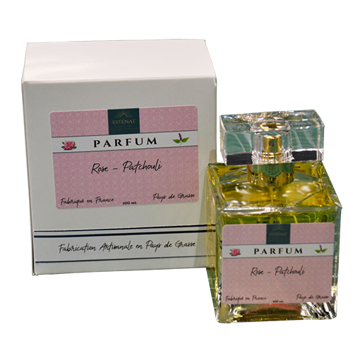 Esténat Parfums – Parfum pour Femme 100 ml Rose – Patchouli. Parfums de Grasse