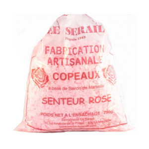 Copeaux de savon de Marseille parfumés Rose 750G