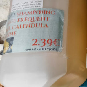 Shampoing usage fréquent Miel Calendula Avoine - L'artisan Savonnier 1 L